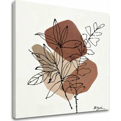 Obraz na plátne LISTY - 50x50 cm