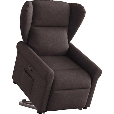 vidaXL 11461.3303199 Zvedací polohovací tmavě hnědé textil