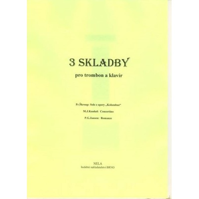 3 skladby pro trombon a klavír
