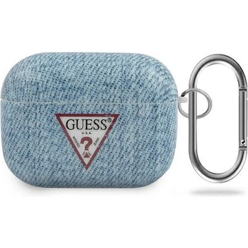 Guess Калъф Guess Denim Triangle за Apple AirPods Pro, Light Blue (KXG0011118)