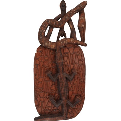 Štít Asmat dřevořezba 91 cm