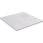 Inter Ceramic Композитно душ корито Inter Ceramic квадратно 90x90 см, каменен финиш, матово бяло (9010RS-1)