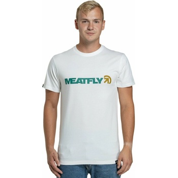 Meatfly мъжка тениска Logex White | Бяла | Размер S | 100% памук Meatfly | Byal | МЪЖЕ | S