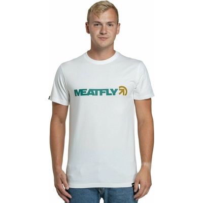 Meatfly мъжка тениска Logex White | Бяла | Размер S | 100% памук Meatfly | Byal | МЪЖЕ | S