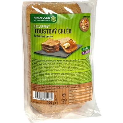 Chléb toastový Poensgen bez lepku 400 g