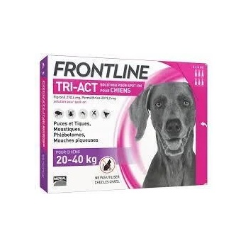 Image 1 of Merial Frontline Tri-Act L Фронтлайн Три Акт против кърлежи, бълхи и летящи насекоми за кучета от 20 до 40kg