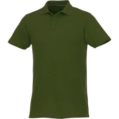 Pánske Polo tričko Helios army zelené