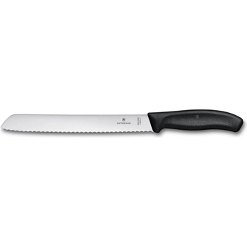 Victorinox Нож за хляб SWISS CLASSIC 21 см, черен, пластмаса, Victorinox (VN6863321G)