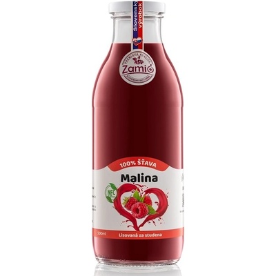 Zamio 100% ovocná šťava Malina 0,5 l