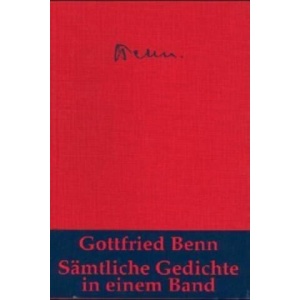 Sämtliche Gedichte | Gottfried Benn (ISBN: 9783608934496)