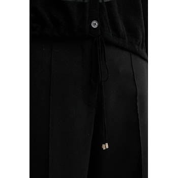 Patrizia Pepe Вълнена жилетка Patrizia Pepe дамска в черно от лека материя 8K0293 K034 (8K0293.K034)