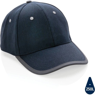 6 dielna kontrastná Impact z 280g rec. bavlny AWARE navy modrá