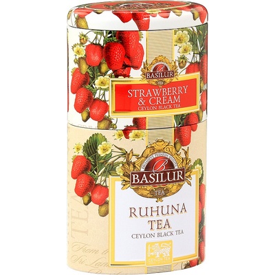BASILUR 2v1 Strawberry & Ruhunu plech 30 g & 70 g