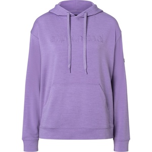 super. natural Дамски вълнен пуловер super. natural Women's Favourite Hoodie - Purple Haze (105-4296-0714)