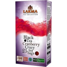 Lakma Cranberry Crazy Černý čaj 25 x 1,5 g