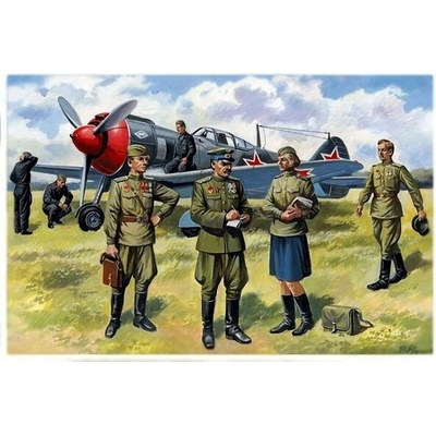 ICM Soviet pilots and ground crew 1943-1945 1:48