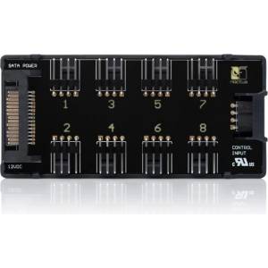 Noctua Кконтролер за 8 Вентиларот NOCTUA NA-FH1, 5 - 12V, 4PIN, 1x S-ATA, Черен (NOCTUA-ACC-NA-FH1)