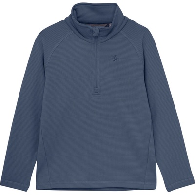 Color Kids Fleece Pulli Stretch-Vintage Indigo