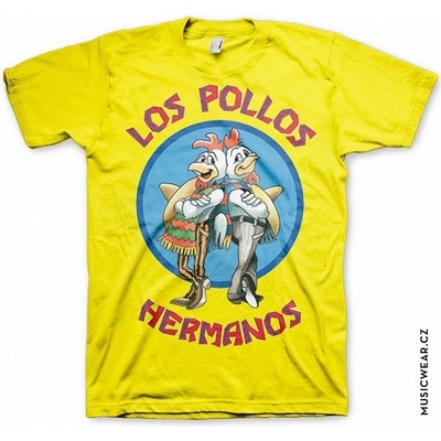 Breaking Bad tričko Los Pollos Hermanos yellow