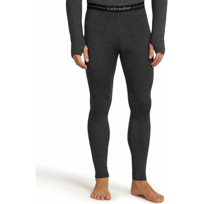 ICEBREAKER Mens Merino ZoneKnit 260 Legless, Black/Jet Heather