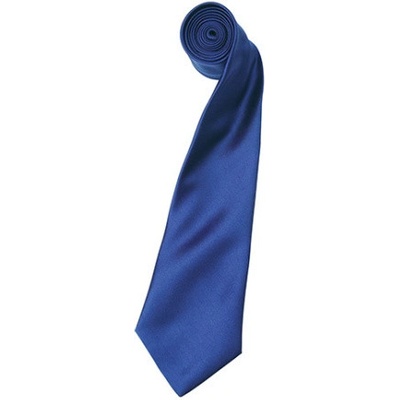 Premier Workwear Pánská saténová kravata PR750 Marine Blue