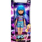 DIMIAN Кукла Dimian - K-Pop Glam Girls, 35 cm, със синя коса (BD1688KP)