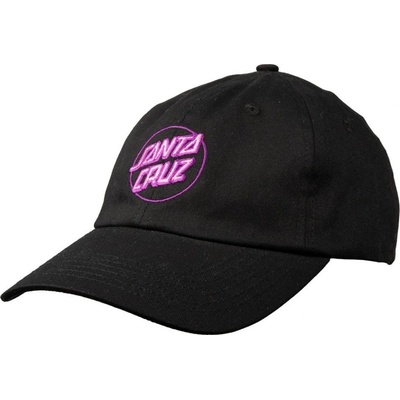 SANTA CRUZ Partial Dot Womens Cap Black BLACK