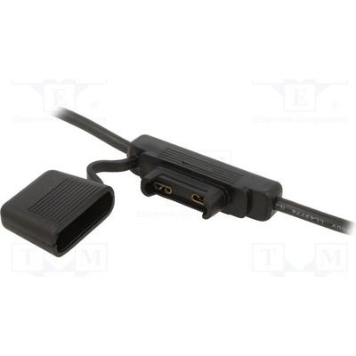 OPTIFUSE LPX-01B-8B Zásuvka; 29,7mm; 80A; Výv: vodiče; 32V; Barva vodiče: černá