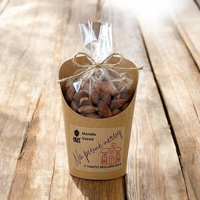 Nutworld Mandle Uzené v celofánku a kelímku Na pevné nervy 180 g