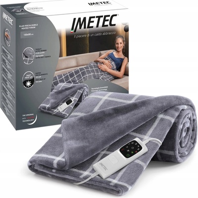 Imetec Deka polyester šedá 95x150