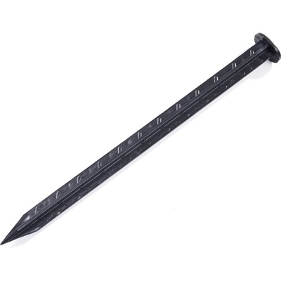 Klinec plastový čierny 1ks 25cm priemer 15mm