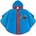 Пончо за дъжд Perletti Kids Spiderman 99164, Син