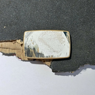 Wood Style opasek Skejt Kulatý spona 30 Hnědá