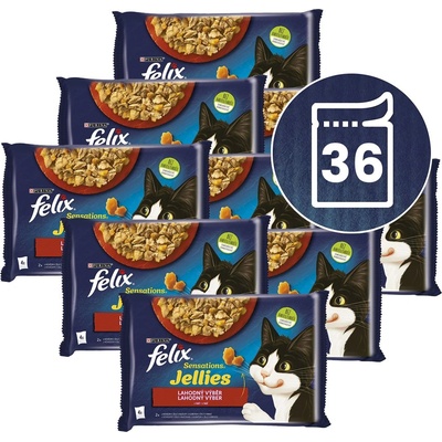 FELIX Капсули FELIX Sensations Jellies, вкусен избор в желе 36 x 85 г