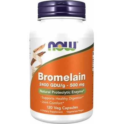 Now Foods bromelain 500 mg 120 vegetariánskych kapsúl