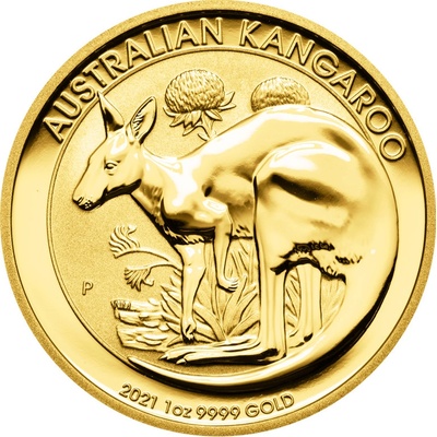 The Perth Mint Australia zlatá mince 25 AUD Australian Kangaroo 1/4 oz