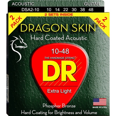DR Strings Dragon Skin DSA-2/12