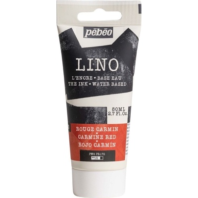 Pébéo Lino Paint Боя за линогравюра Carmine Red 80 ml (141503)