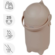 Nattou Kôš na plienky Dropy Taupe 27 cm 20l