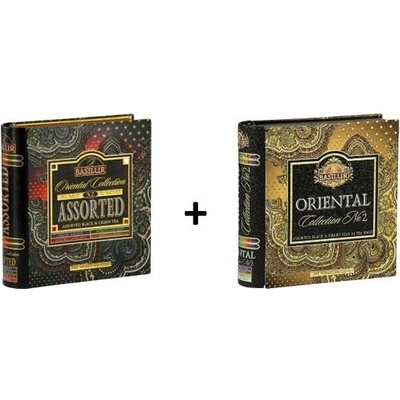 Basilur Tea Book Orient Assorted I a II 64 sáčkov