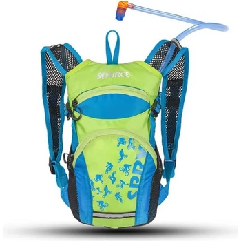 Source Детска раница за колоездене Source Kid's Spry Hydration backpack - Light Blue / Green - размер One Size (506-0117-0111)
