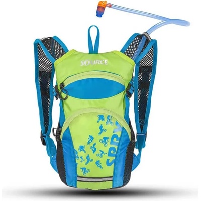 Source Детска раница за колоездене Source Kid's Spry Hydration backpack - Light Blue / Green - размер One Size (506-0117-0111)