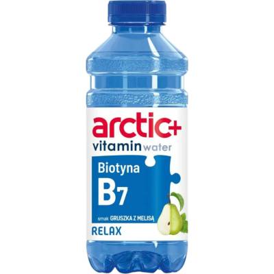 Arctic+ Relax Funkční voda nesycená B7 hruška s meduňkou 600 ml