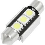  Лед крушки за плафон Canbus с 3 SMD диода 44мм (S3SMDCAN44)