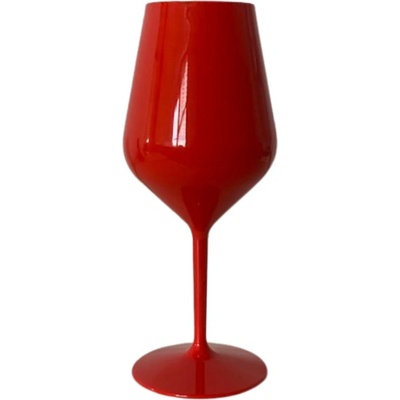 Nero Champagne.cz zbitná sklenice na víno Červená 470 ml