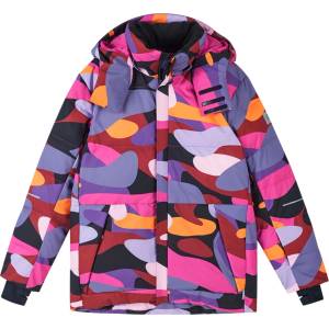 Reima Детско пухено яке Reima Kid's Down Jacket Ranua Print Down jacket - Fuchsia - размер 122 (EU) (703-7593-0214)