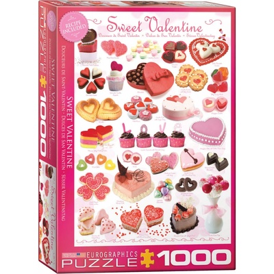 EuroGraphics Sweet Valentin 1000 dílků