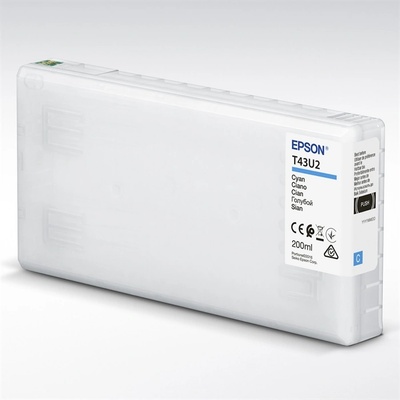 EpsonSurelabBlaek Epson T43U Cyan 200 ml ink cartridge for SureLab SL-D800 (C13T43U24N)