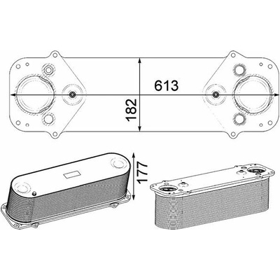 Chladič turba MAHLE CI 231 000P (CI231000P)