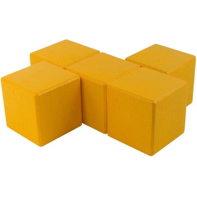 DrKO kostka 5 cm žlutooranžová